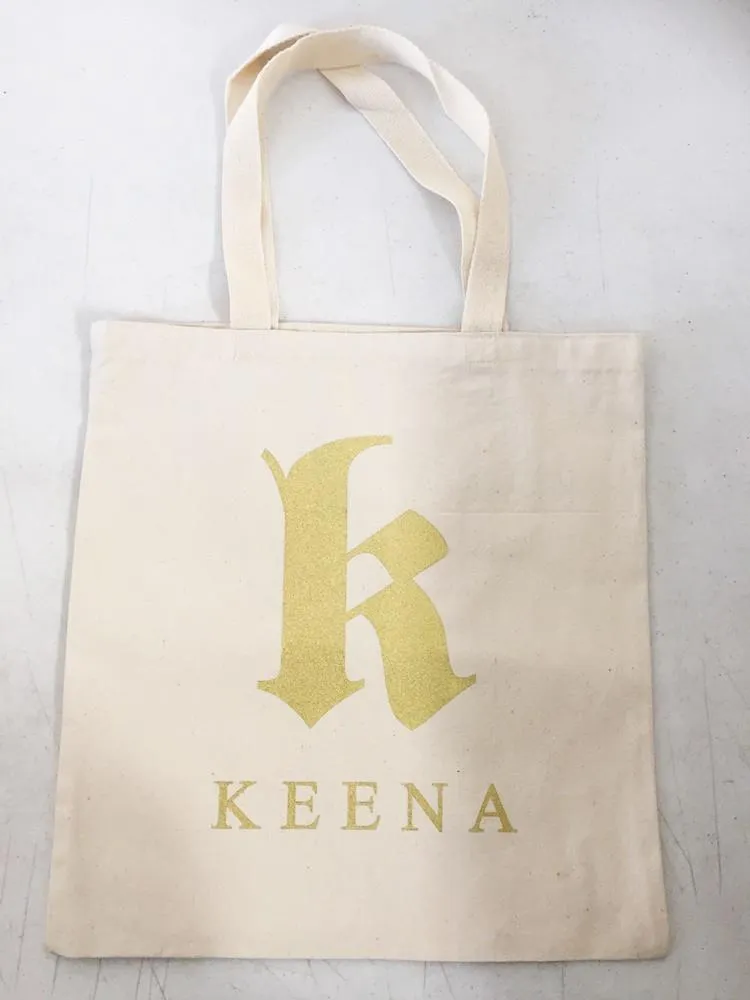 12 ct High Quality Promotional 100% Canvas Tote Bags - By Dozen