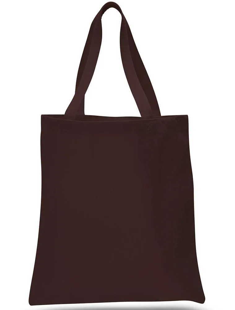 12 ct High Quality Promotional 100% Canvas Tote Bags - By Dozen