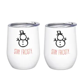 12 Oz Stay Frosty Wine Tumblers, Set of 2