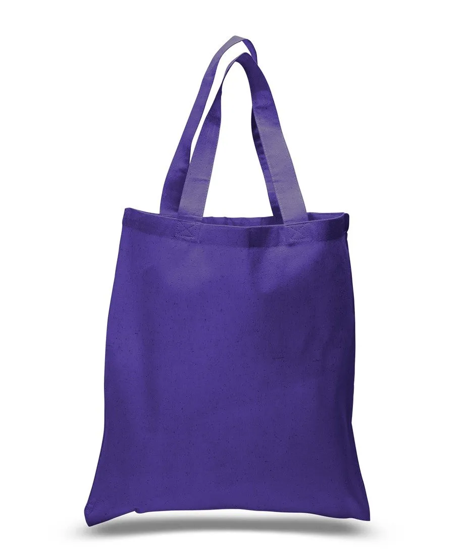 240 ct Economical 100% Cotton Reusable Wholesale Tote Bags - By Case