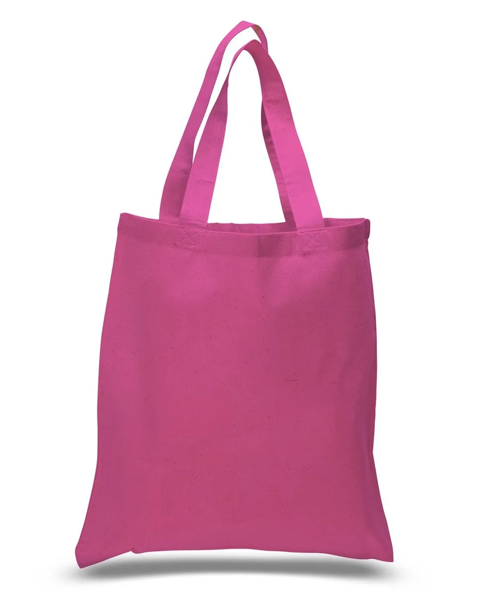 240 ct Economical 100% Cotton Reusable Wholesale Tote Bags - By Case