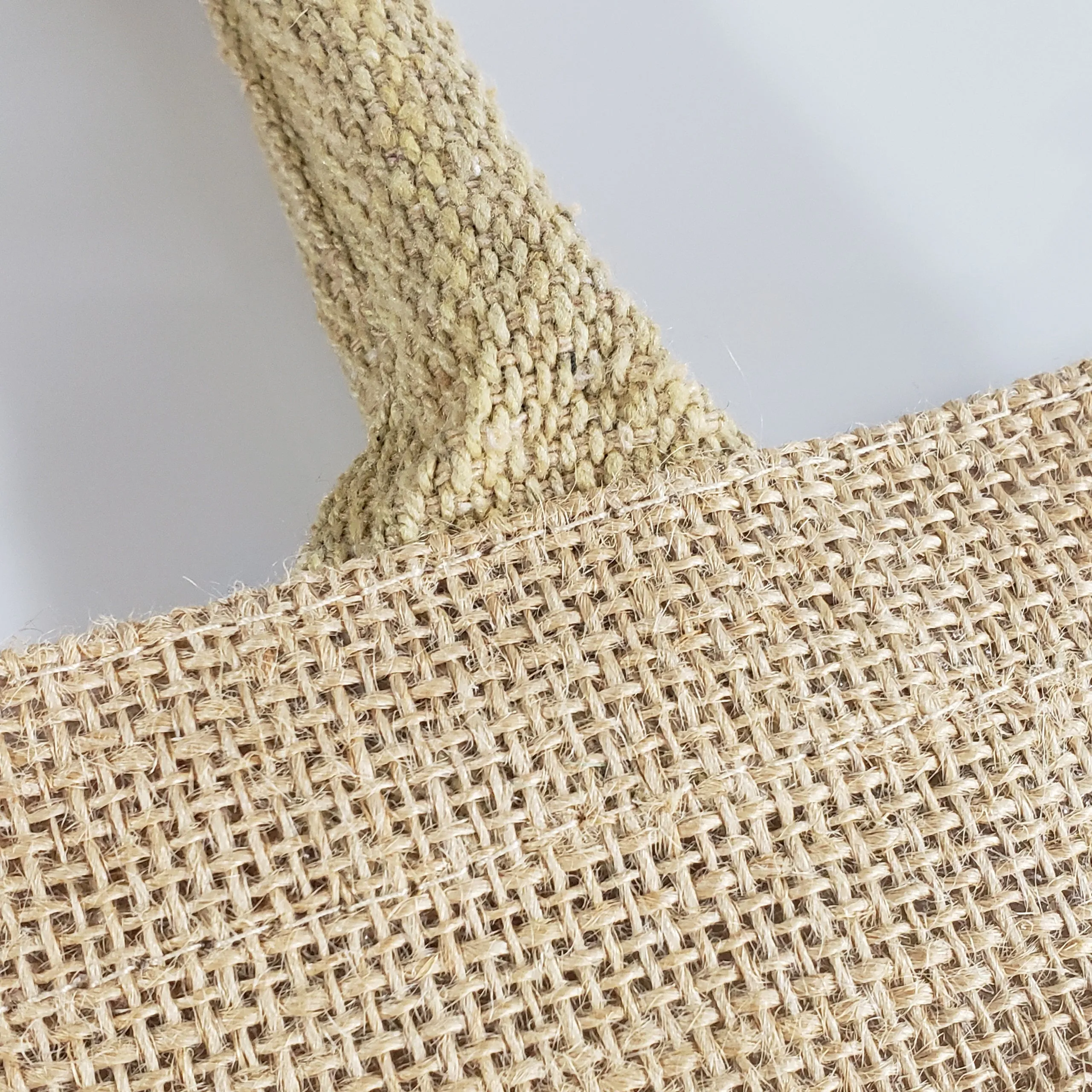 6 ct Large Burlap Shopping Bags / Reusable Jute Totes - By Bundle