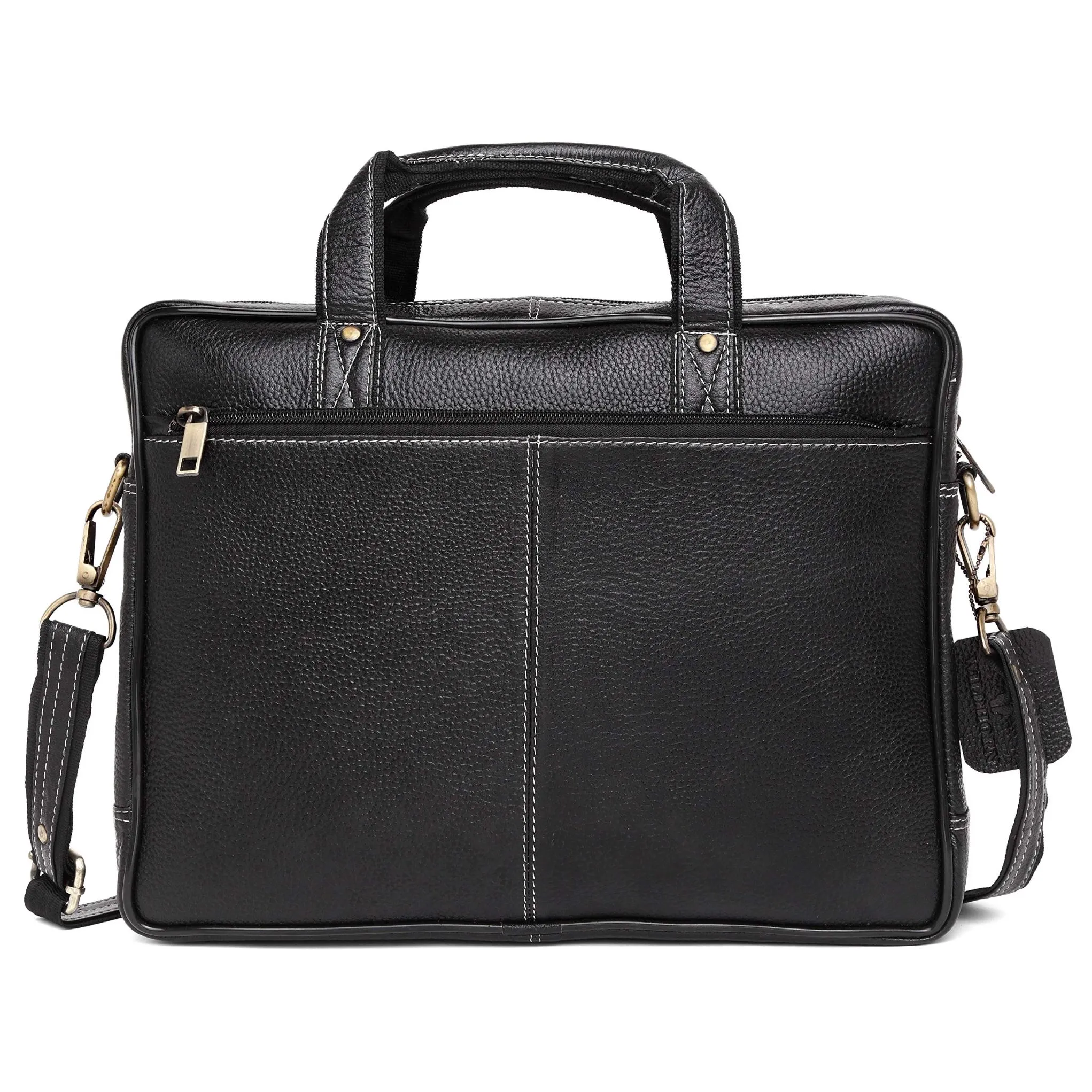 ANDOVER Leather Laptop Messenger Bag for Men