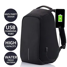 Anti-Theft Water Resistant Computer USB Charging Port Lightweight Laptop Backpack Bag Fitting 15.6-inch Laptops Tablets