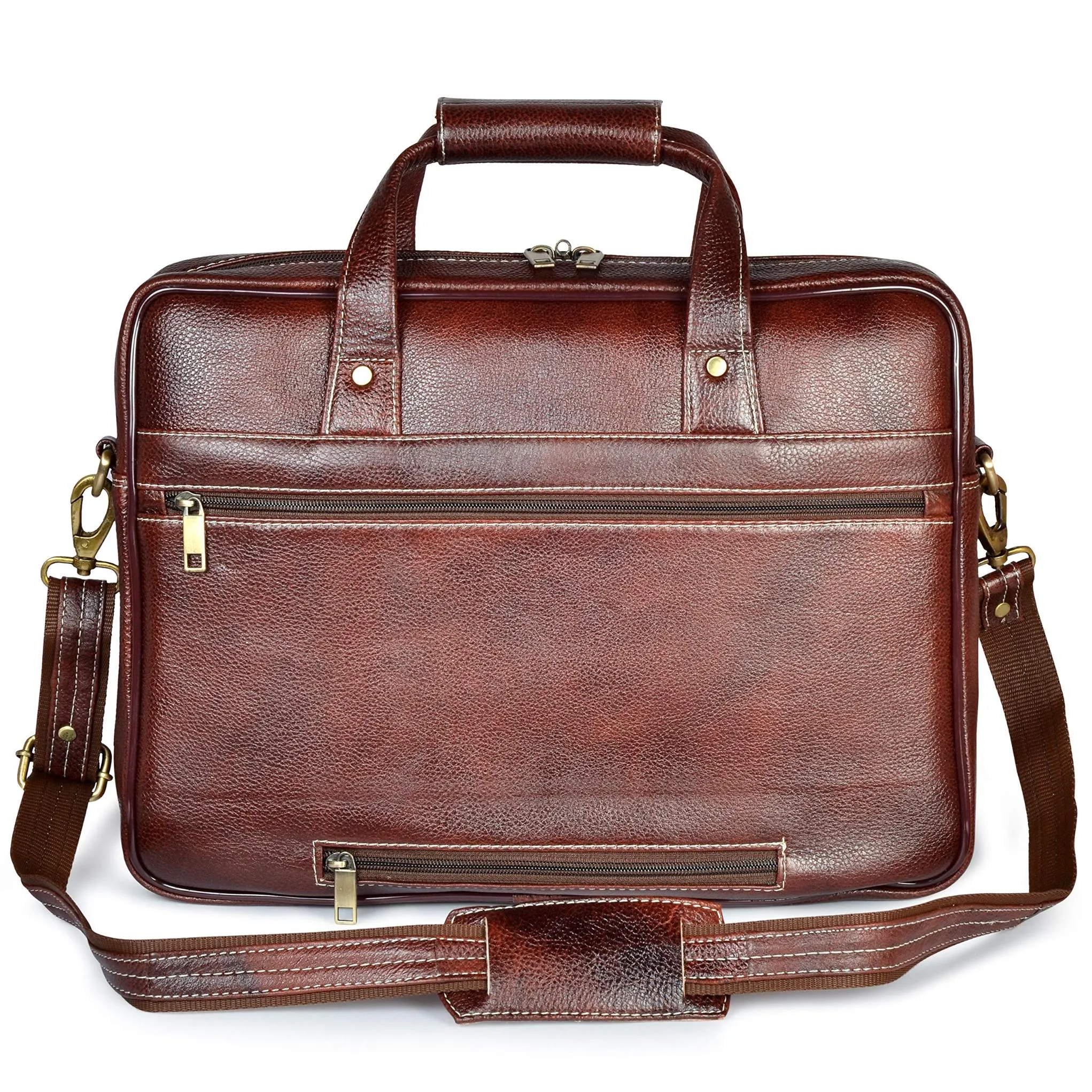 ARKANSAS Leather Laptop Messenger Bag for Men