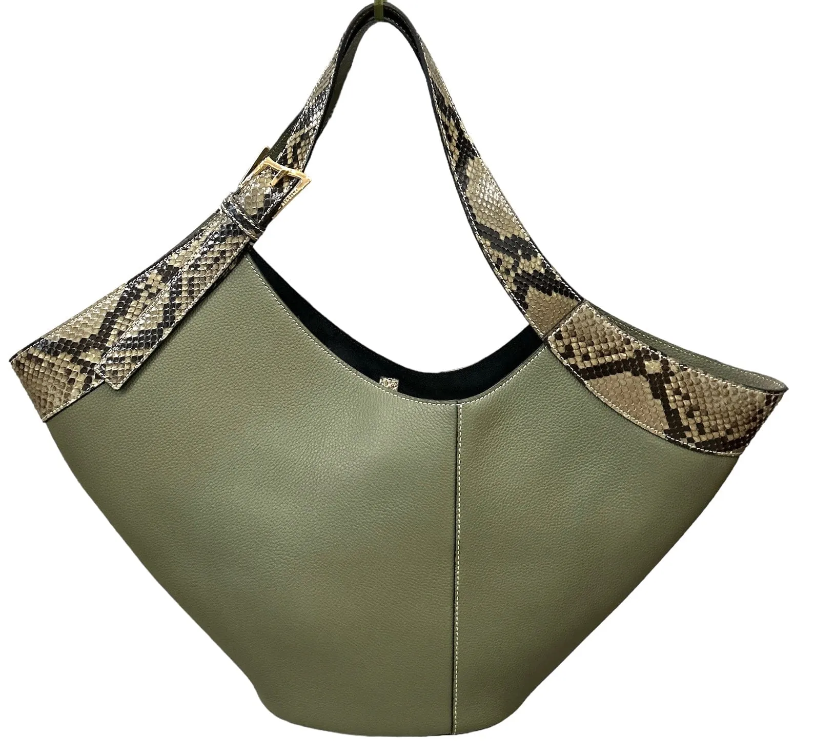 Asymmetric Diamante Tote Bag