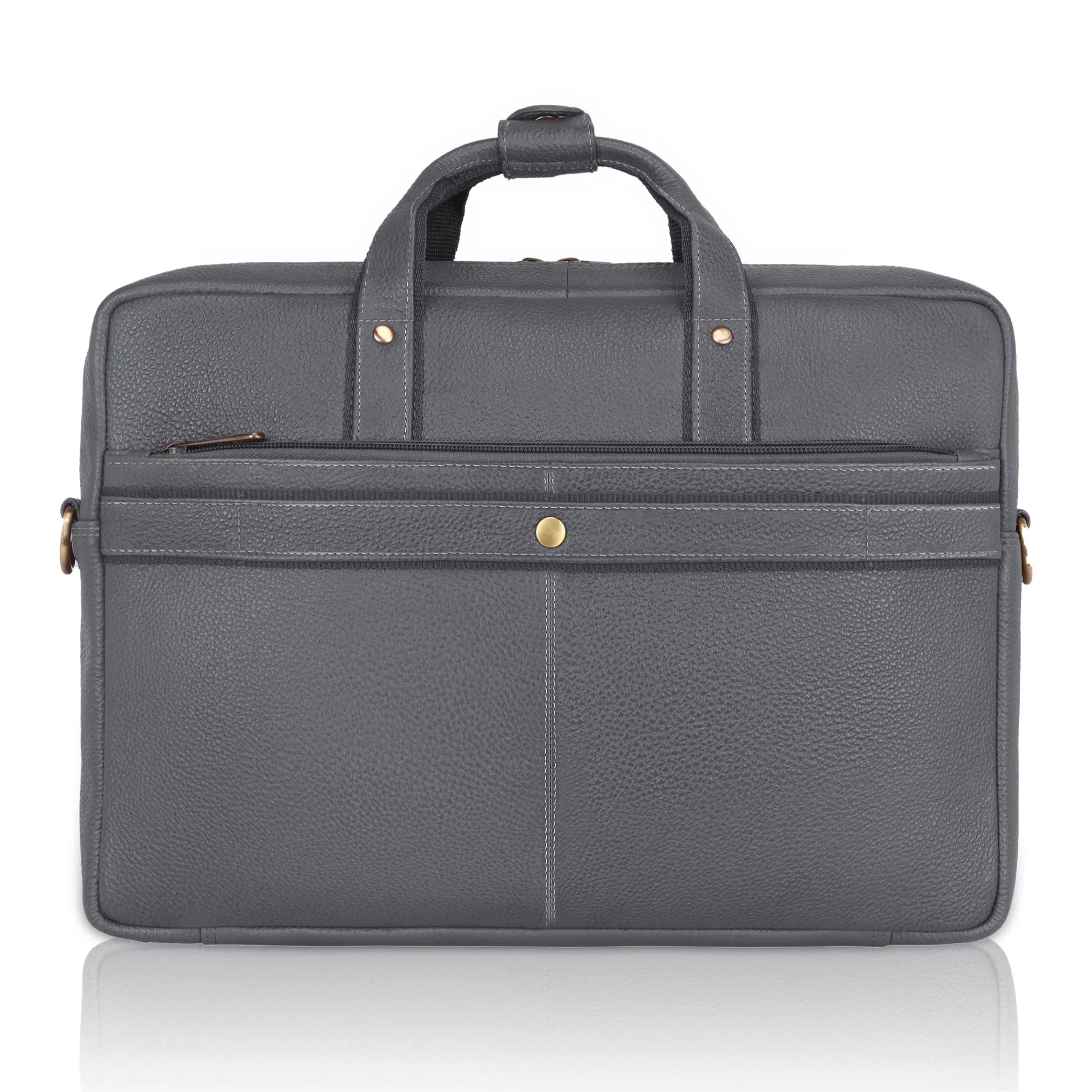 BEXLEY Leather Laptop Messenger Bag for Men