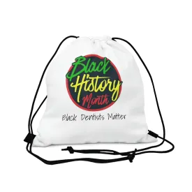 Black Dentists Matter Outdoor Drawstring Bag