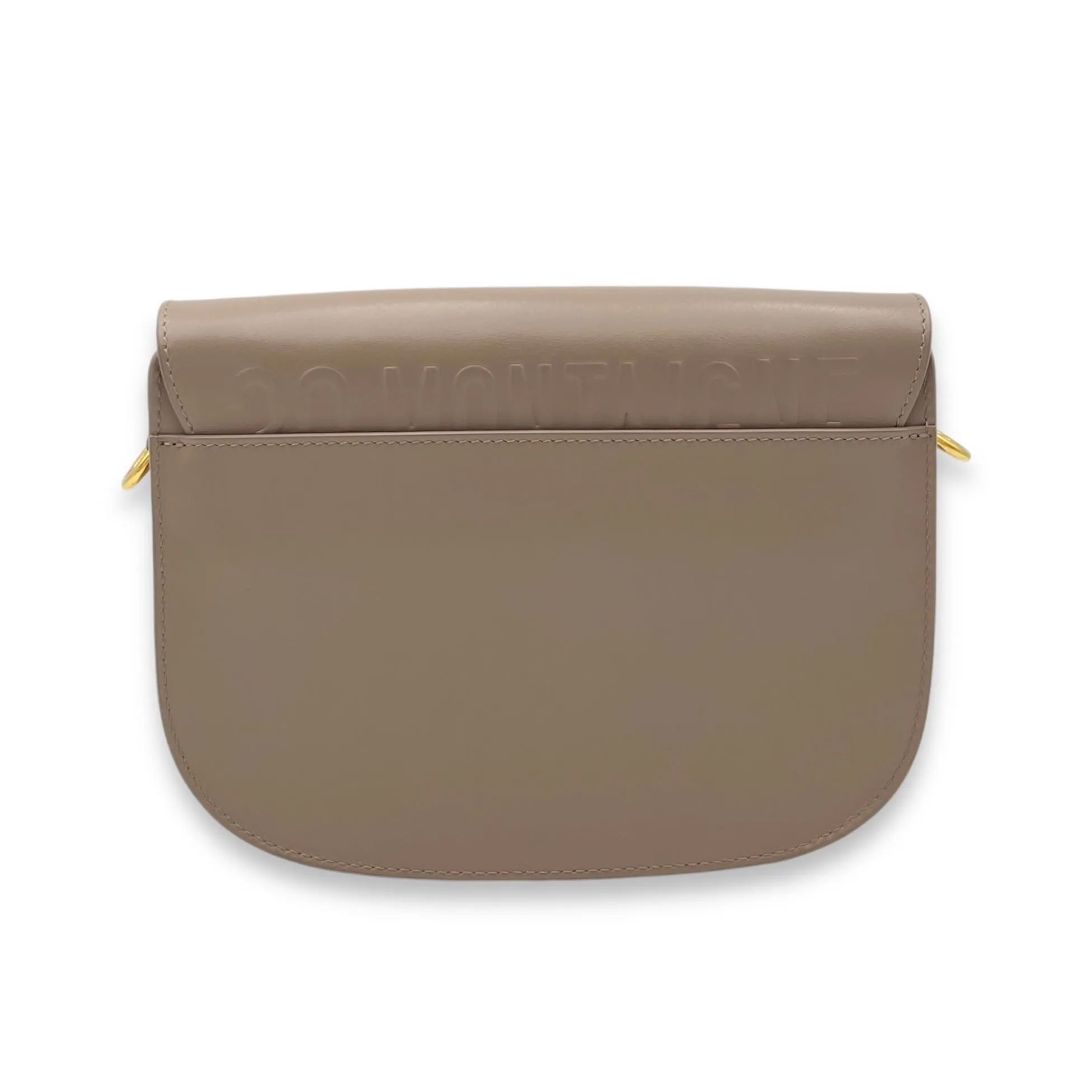 Bobby Crossbody Bag Brown in Calfskin, Gold hardware