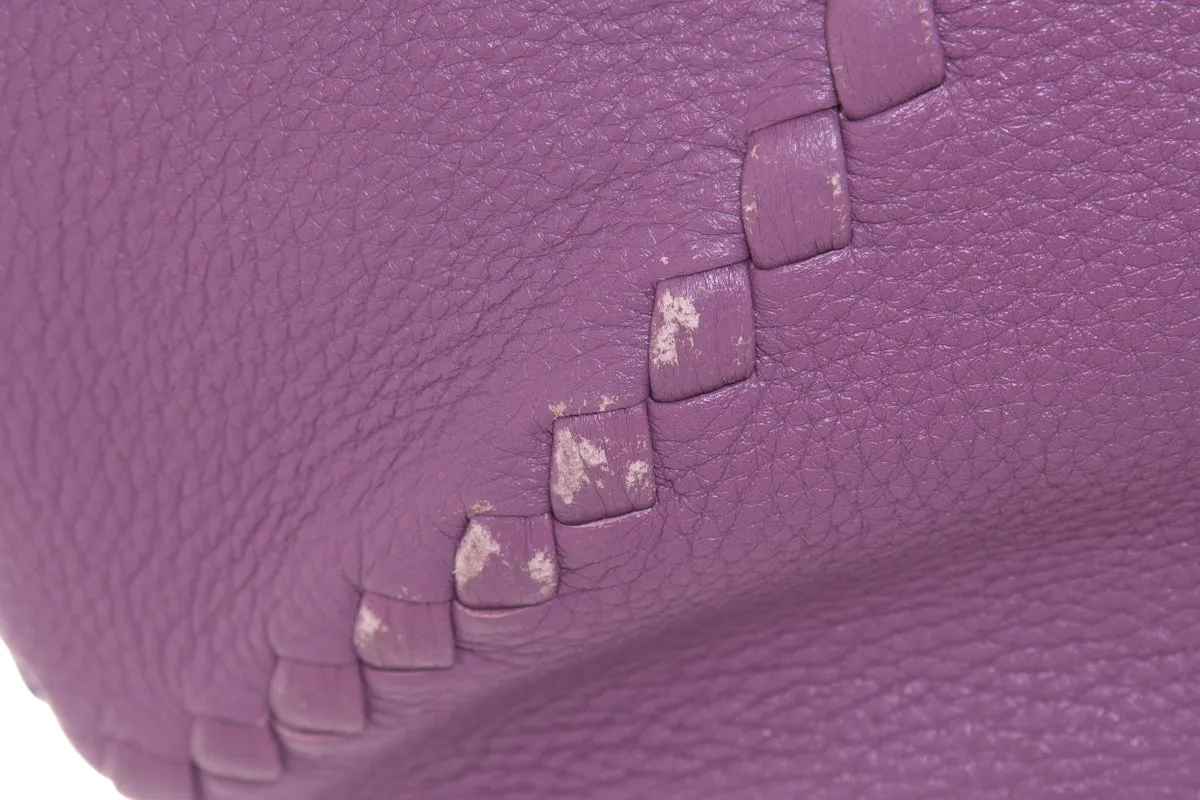 Bottega Veneta Purple Leather Hobo