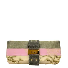 Brocade Opera Multi-colour Crossbody Bag in Satin, Gold hardware