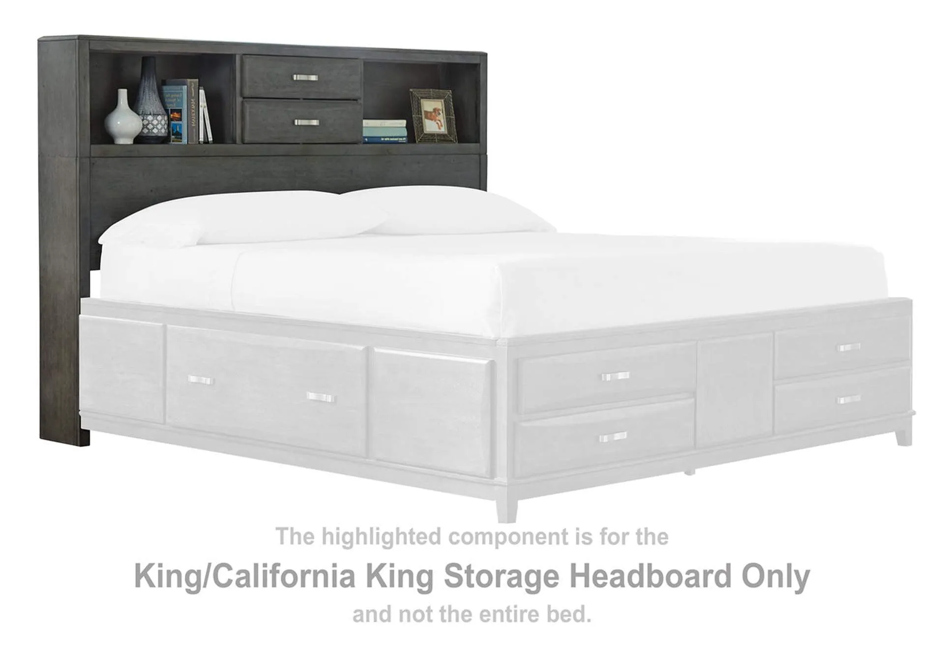 Caitbrook California King Storage Bed With 8 Drawers