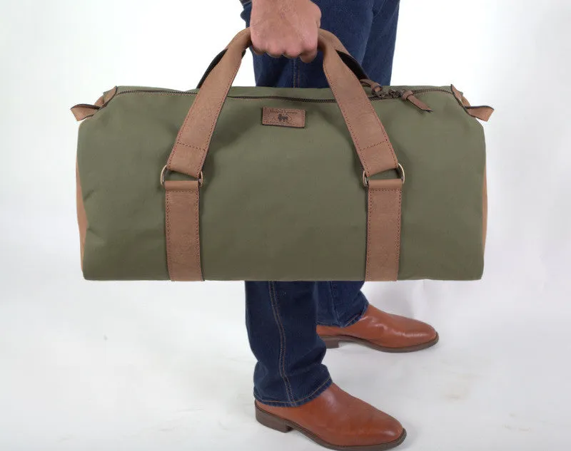 Canvas and Leather Kit Bag