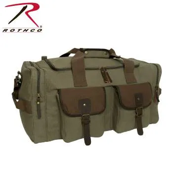 Canvas Pocketed Military Gear Bag