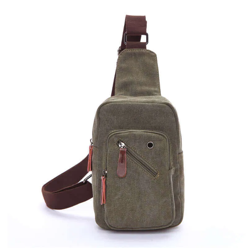 Canvas Sling Bag for Men & Women | Versatile Chest Bag