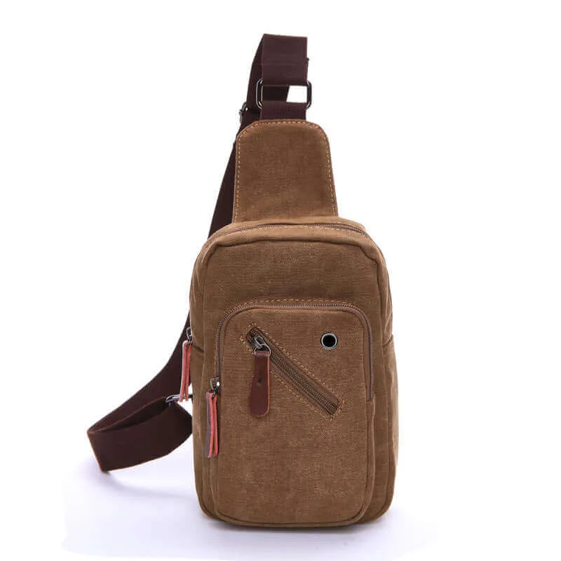 Canvas Sling Bag for Men & Women | Versatile Chest Bag