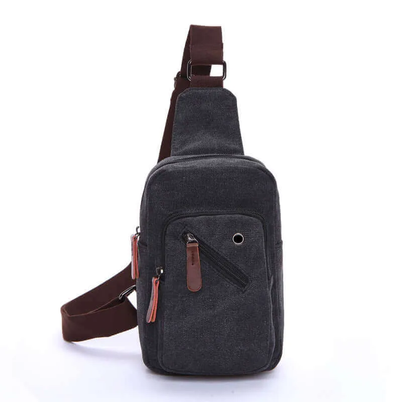 Canvas Sling Bag for Men & Women | Versatile Chest Bag