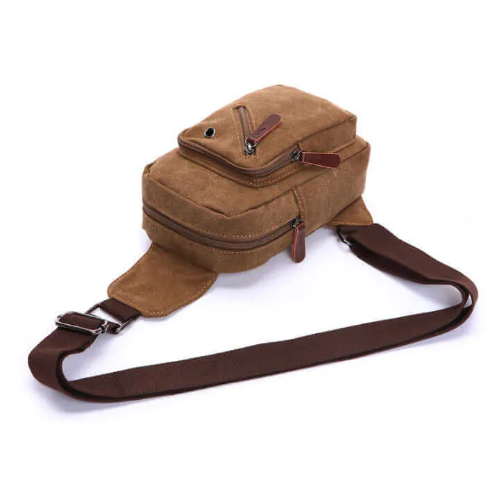 Canvas Sling Bag for Men & Women | Versatile Chest Bag