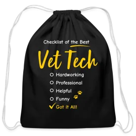 Checklist of the best Vet Tech Drawstring Bag