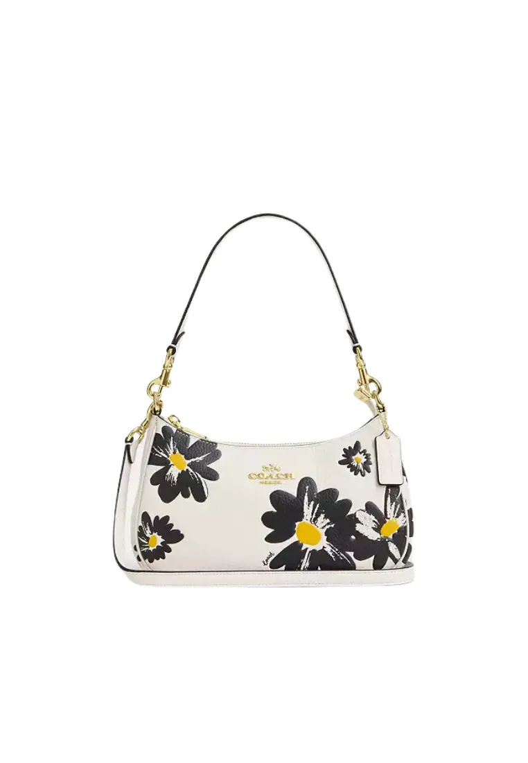 Coach Teri Shoulder Bag With Floral Print In Chalk Multi CZ587