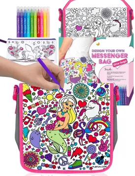 ColorMe Mermaid Messenger Bag