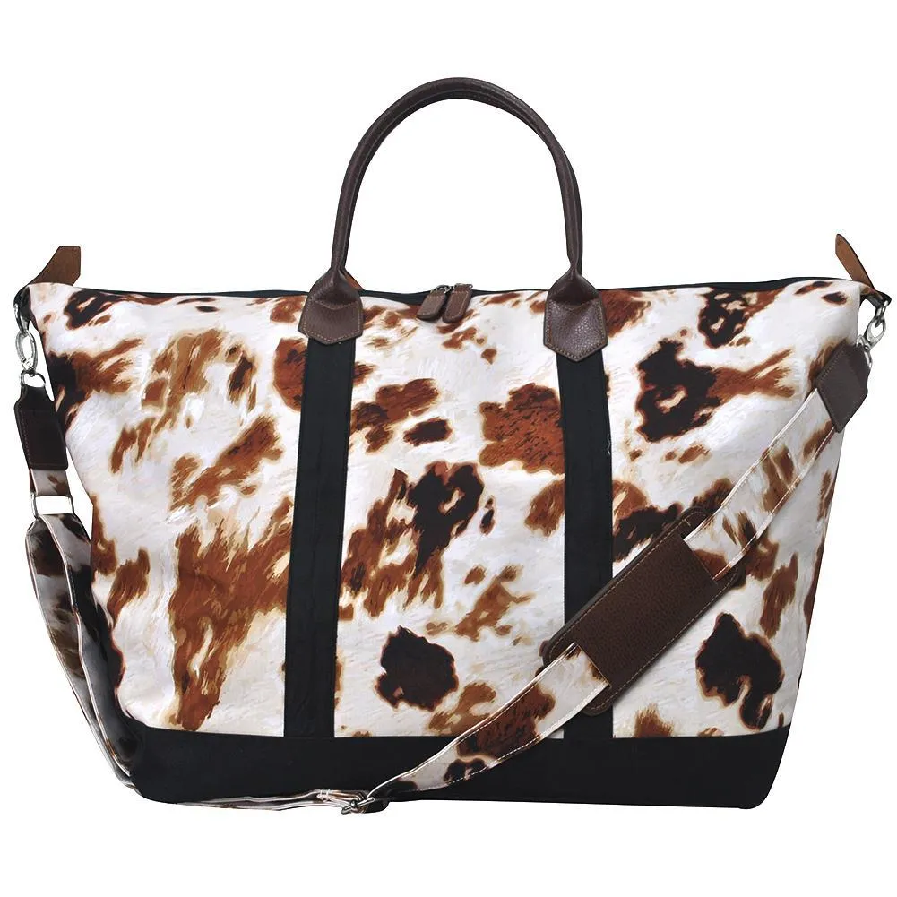 Cow Print NGIL Large Weekender Bag