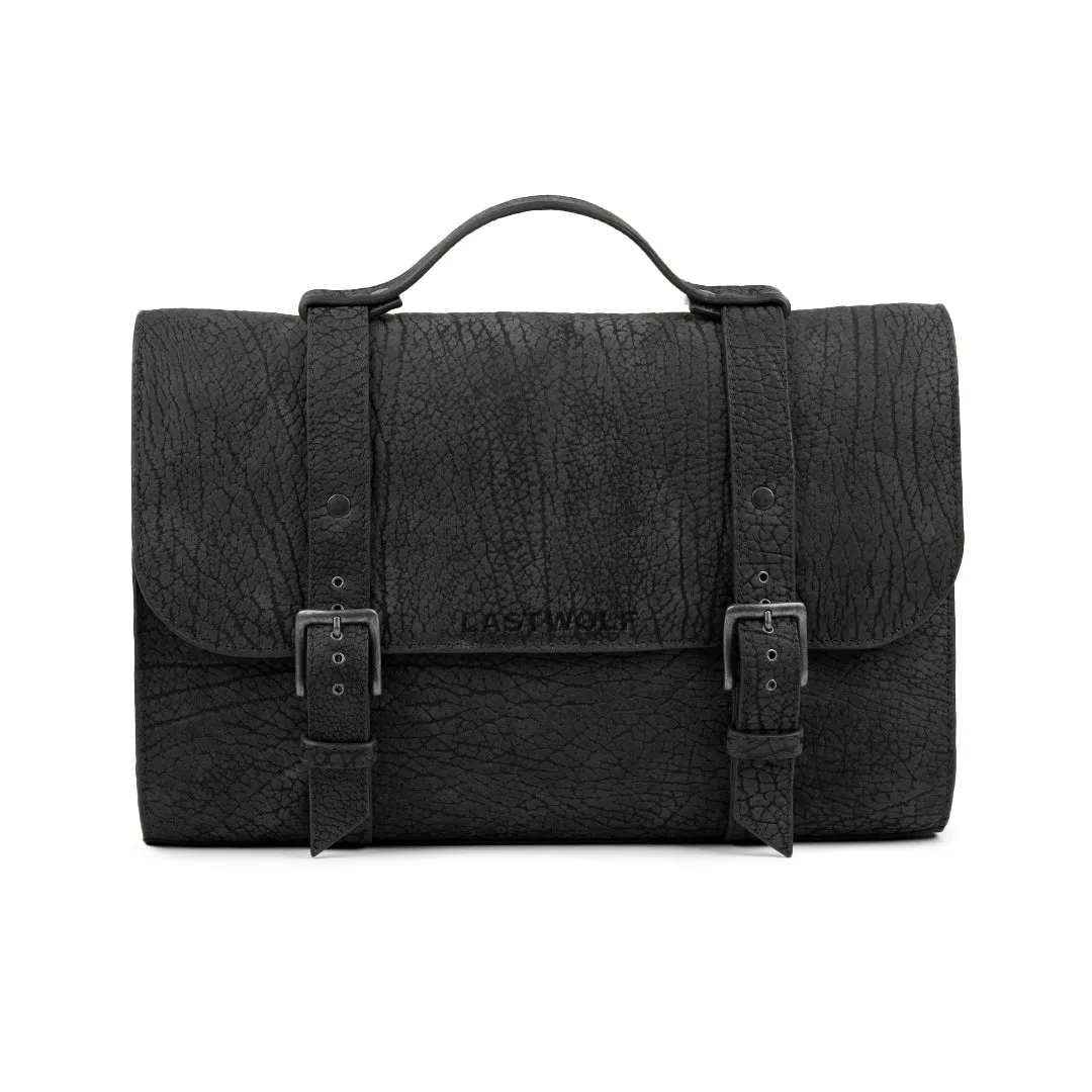 CUELLO DE TORO MESSENGER BAG - COAL BLACK