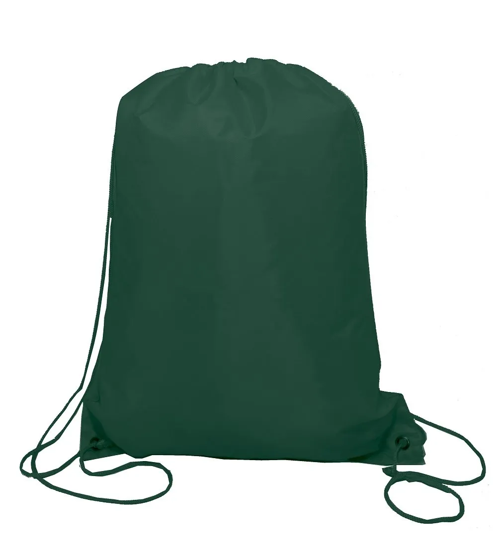 Drawstring Backpacks Sport Cinch Bags - MEDIUM - POL10