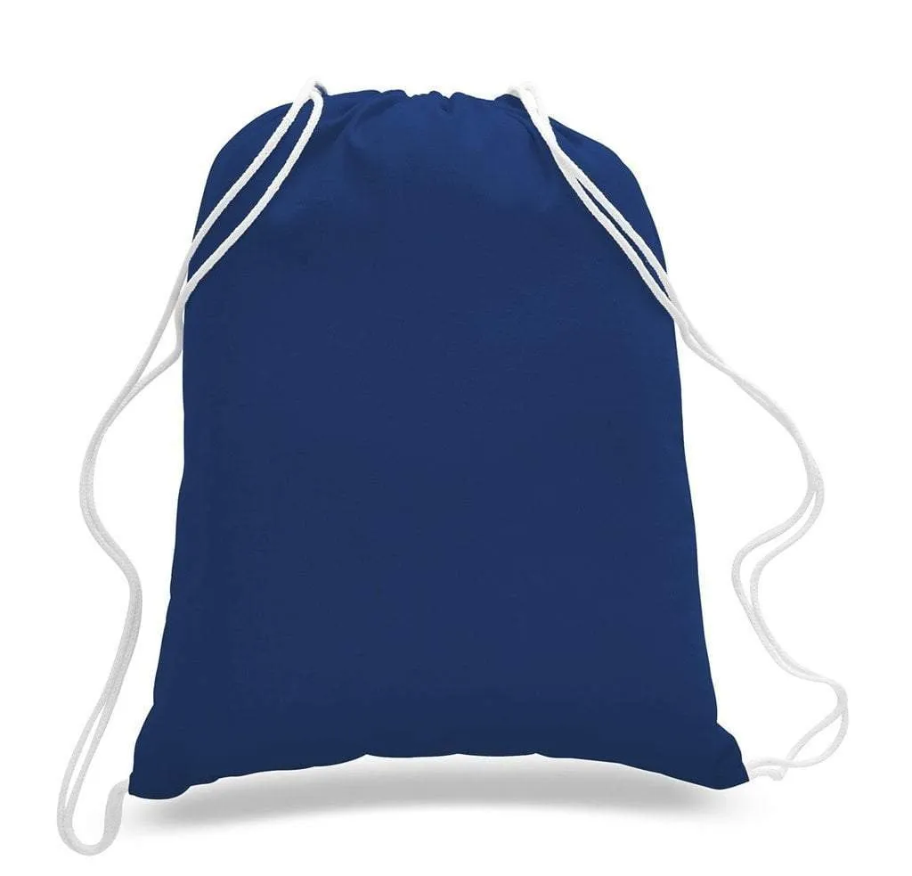 Economical Sport Cotton Drawstring Bag Cinch Packs