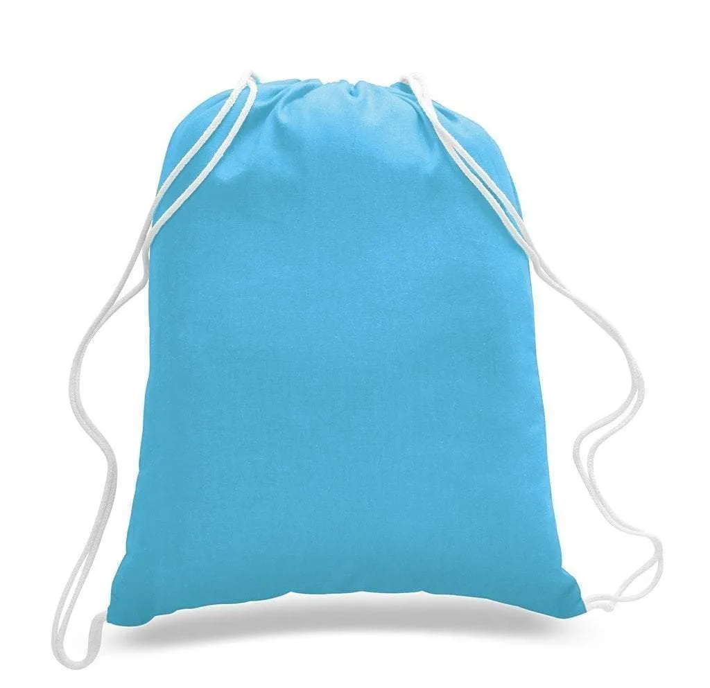 Economical Sport Cotton Drawstring Bag Cinch Packs