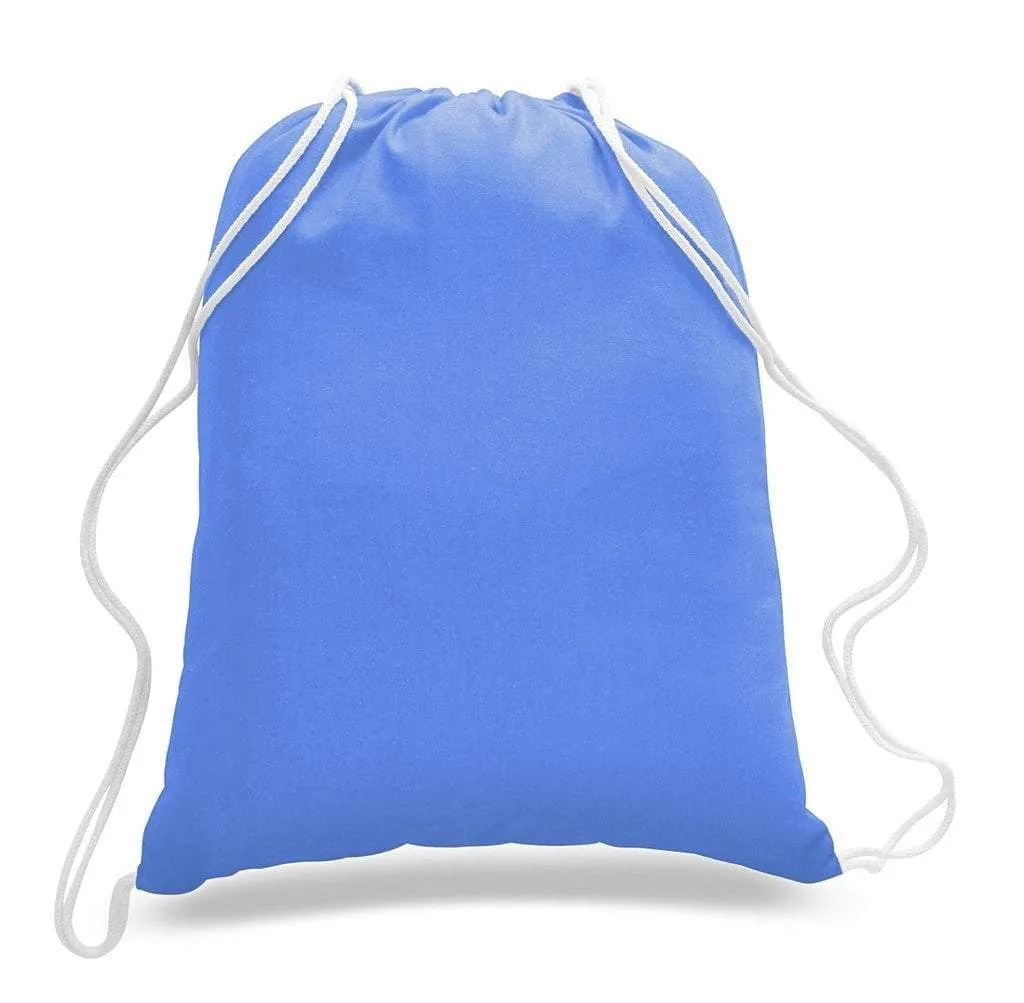 Economical Sport Cotton Drawstring Bag Cinch Packs