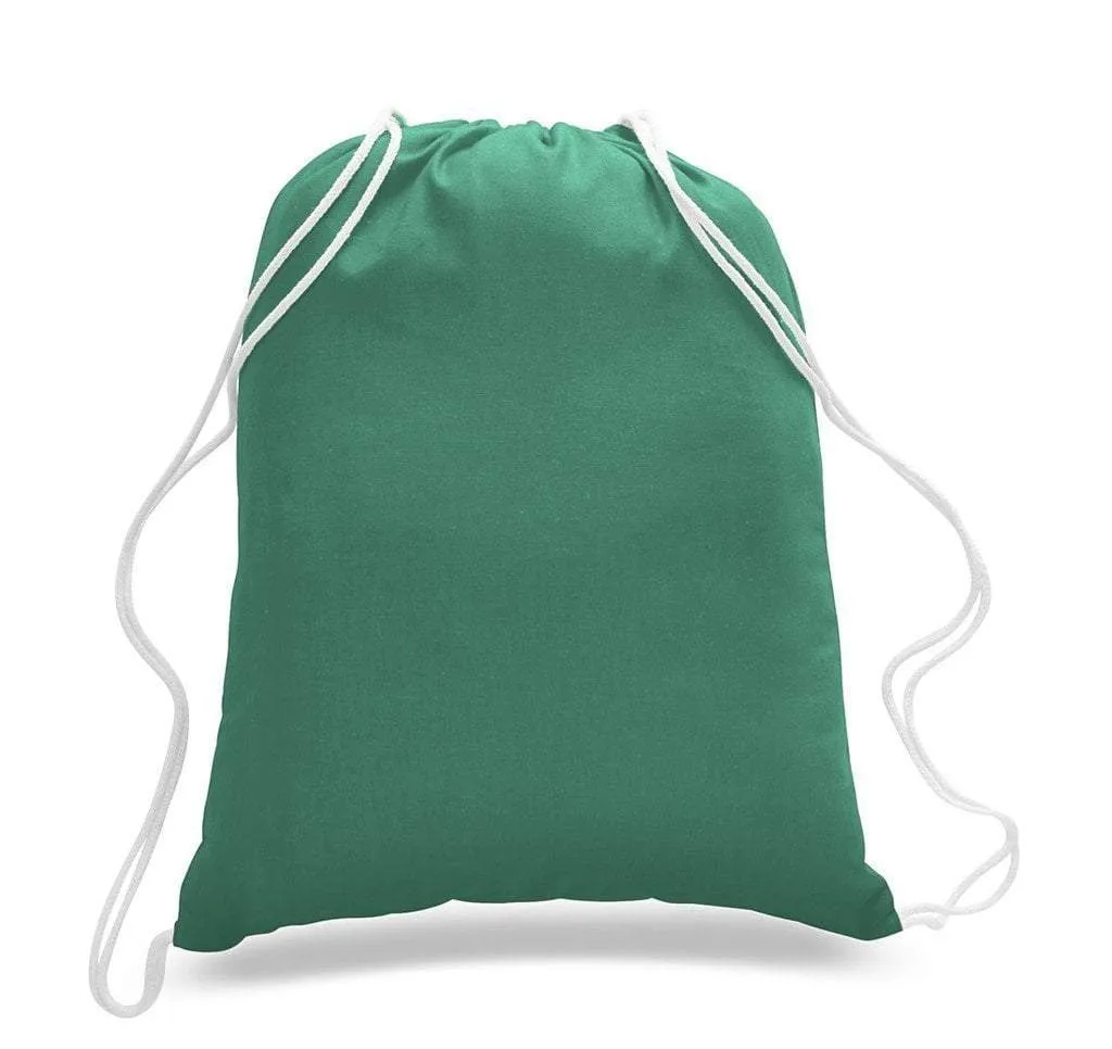 Economical Sport Cotton Drawstring Bag Cinch Packs