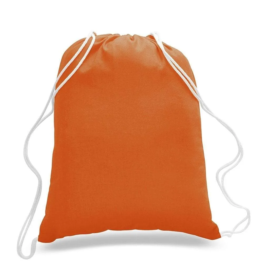 Economical Sport Cotton Drawstring Bag Cinch Packs