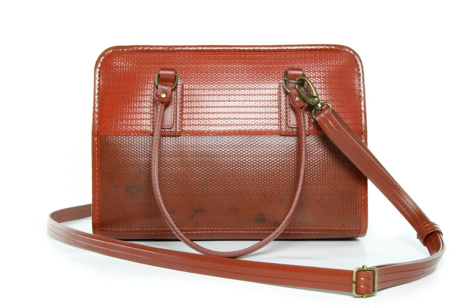 Elvis & Kresse Small Post Handbag - Red