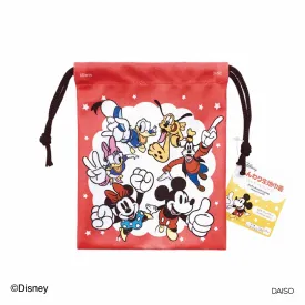 Fluffy drawstring bag  -Mickey Friends-