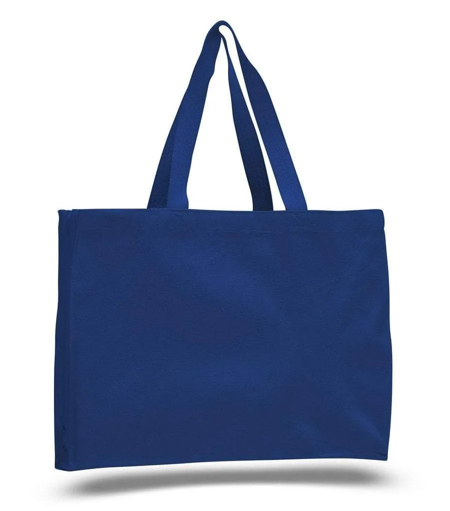 FULL GUSSET HEAVY CHEAP CANVAS TOTE BAGS Set Of ( 50 Bags )