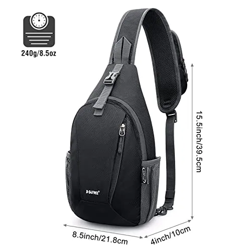 G4Free RFID Sling Bag Crossbody Sling Backpack