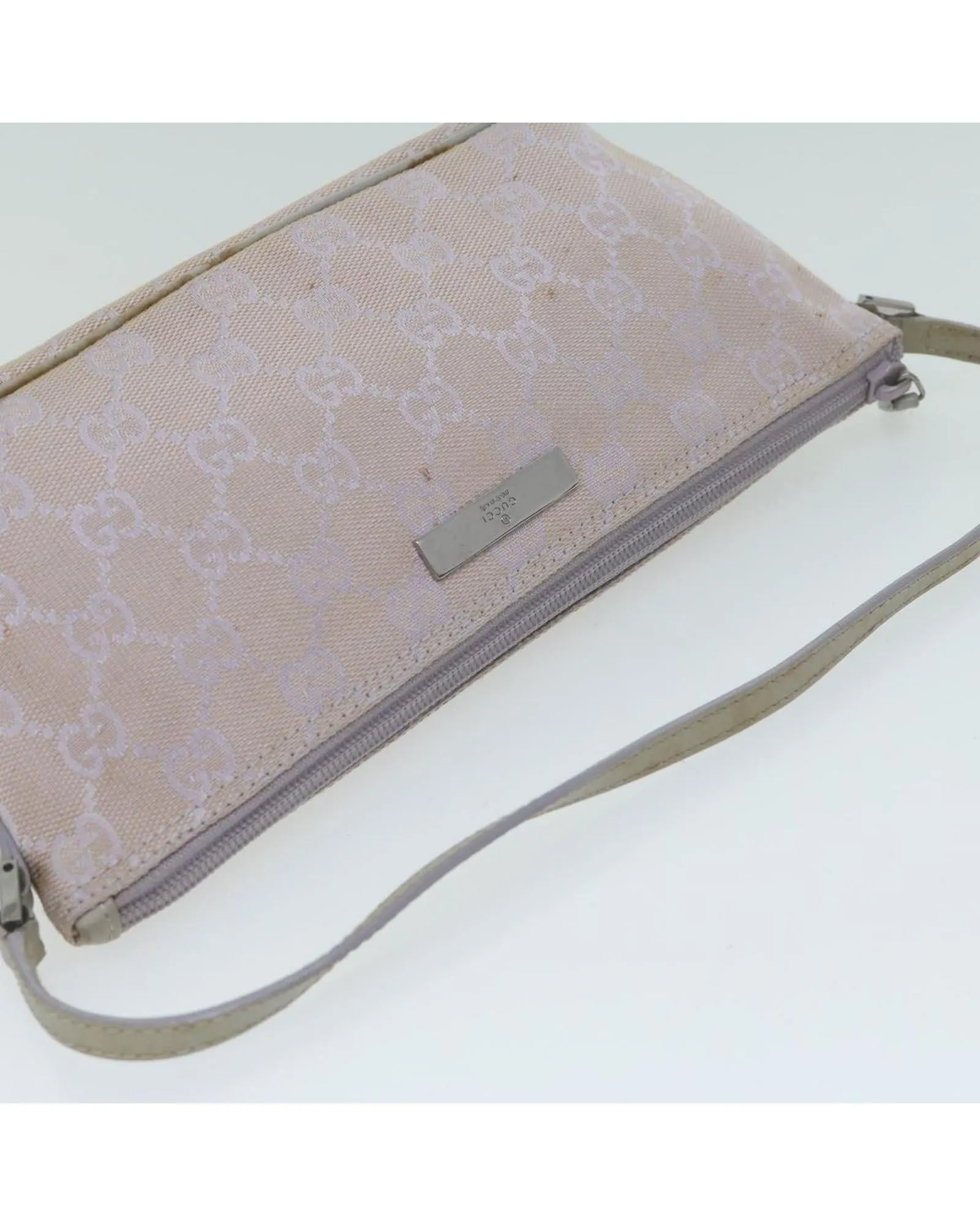 GG Canvas Accessory Pouch in Purple