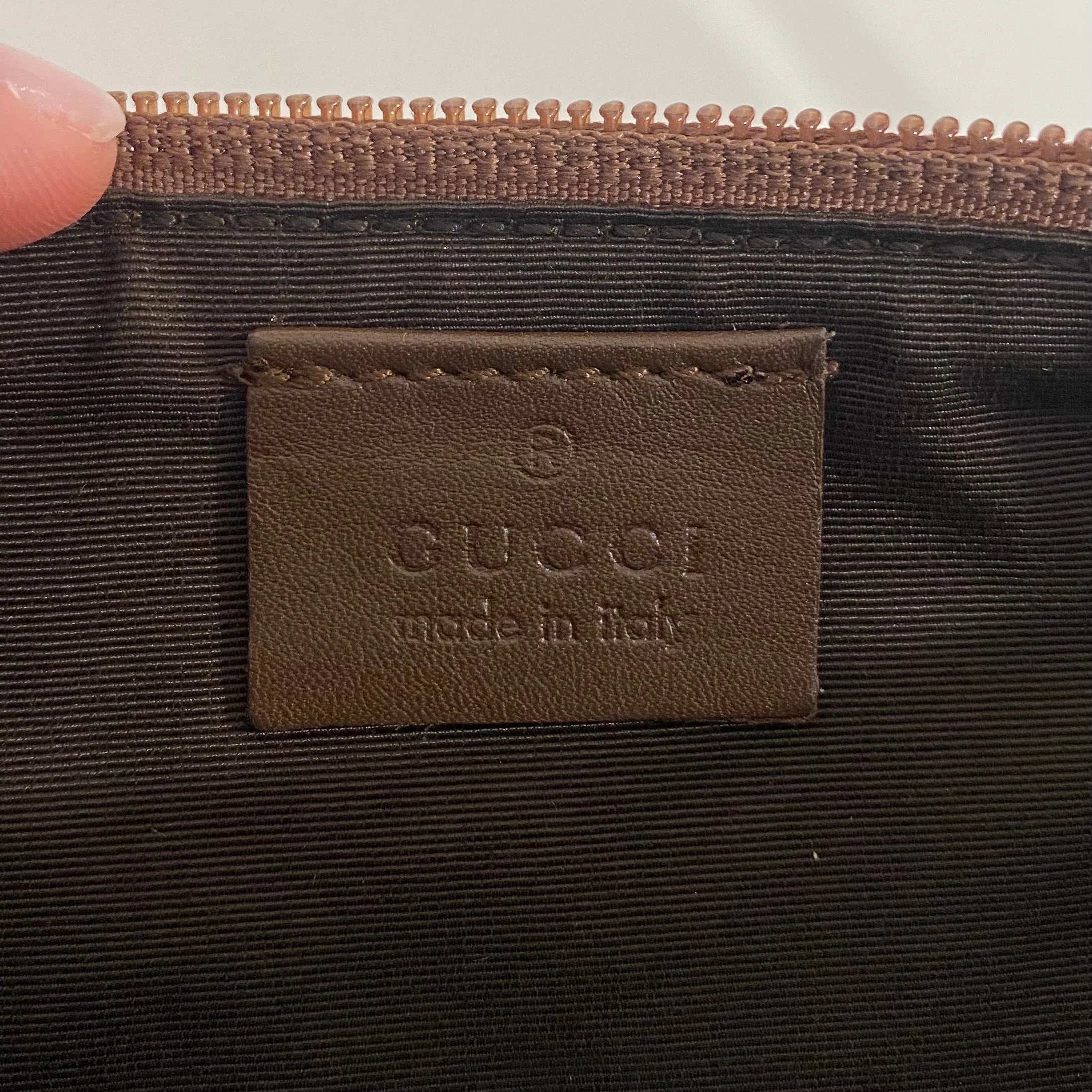 Gucci Brown Monogram Mini Bag