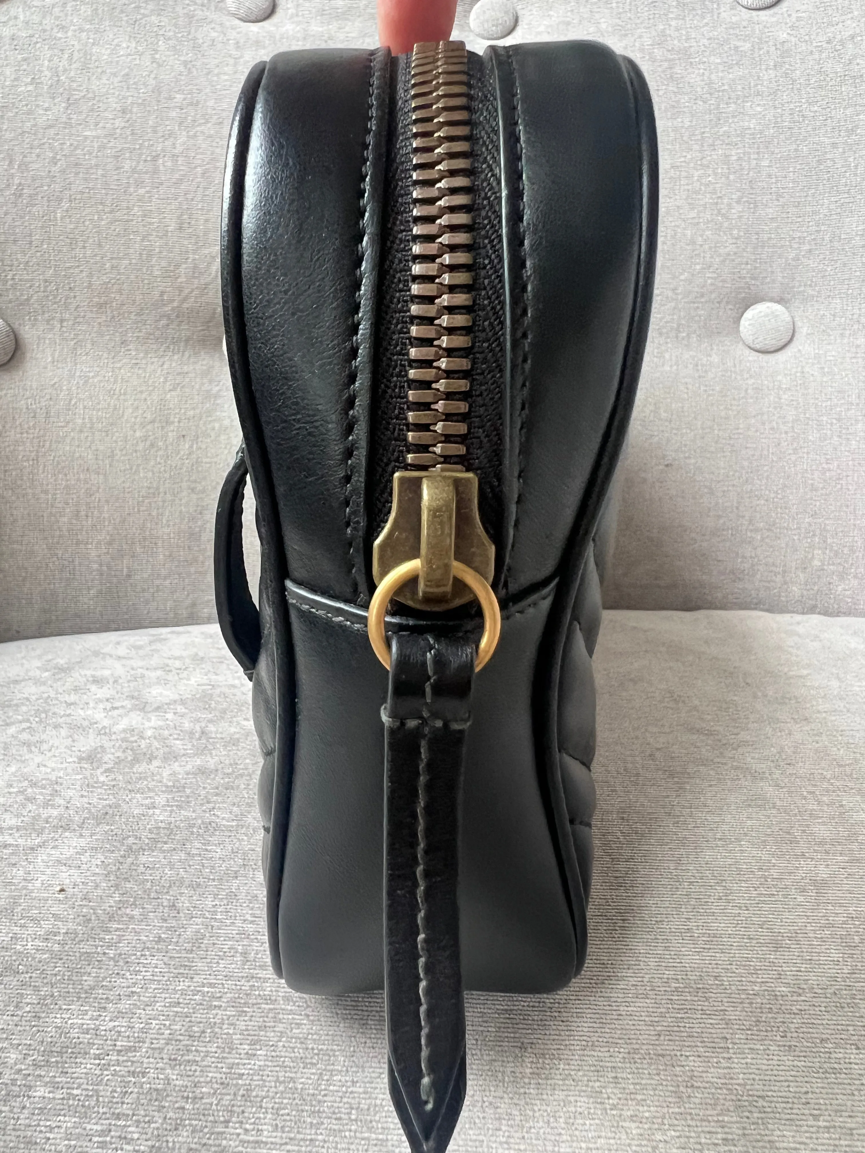 Gucci GG Black Marmont Belt Bag