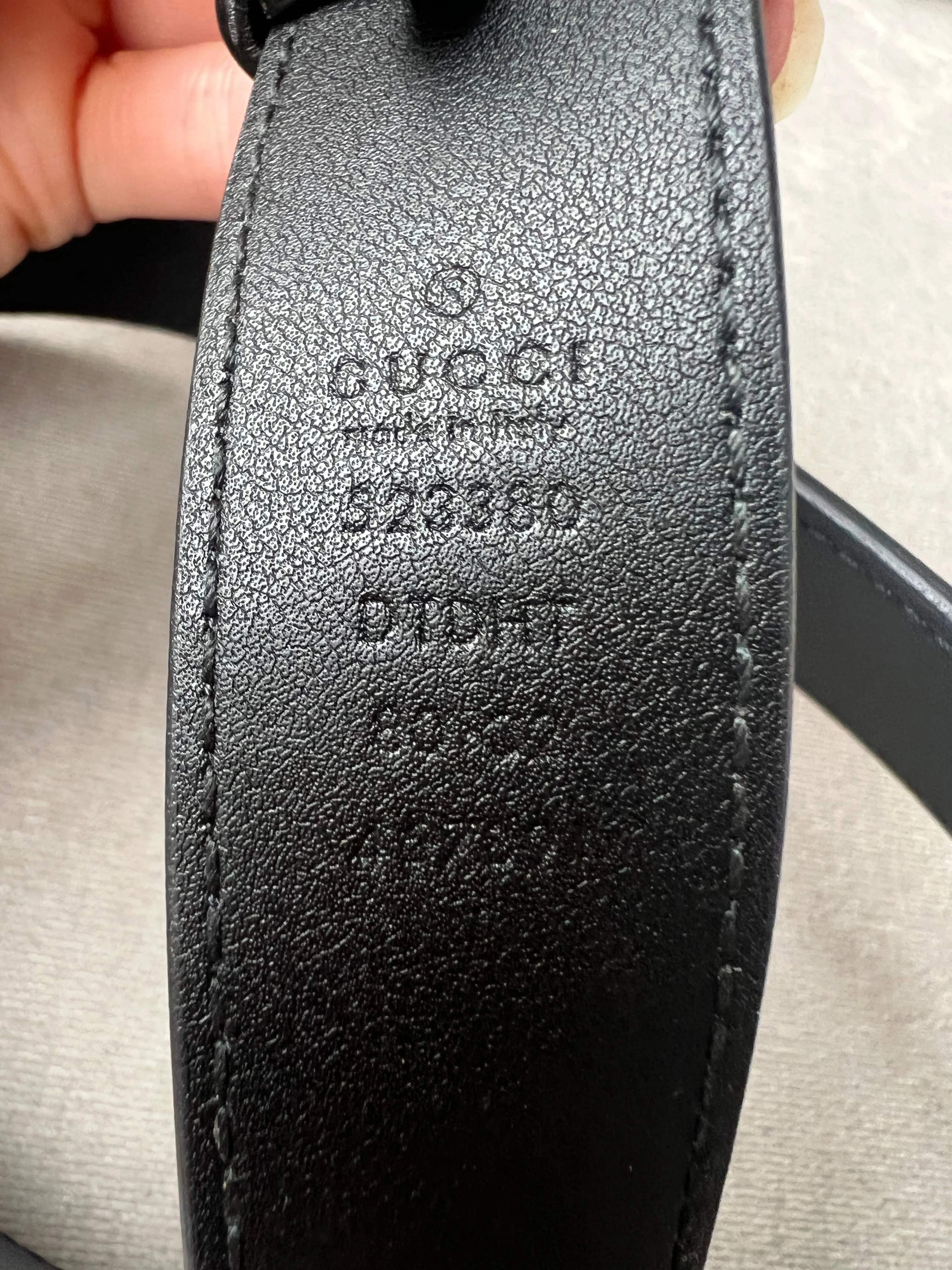 Gucci GG Black Marmont Belt Bag