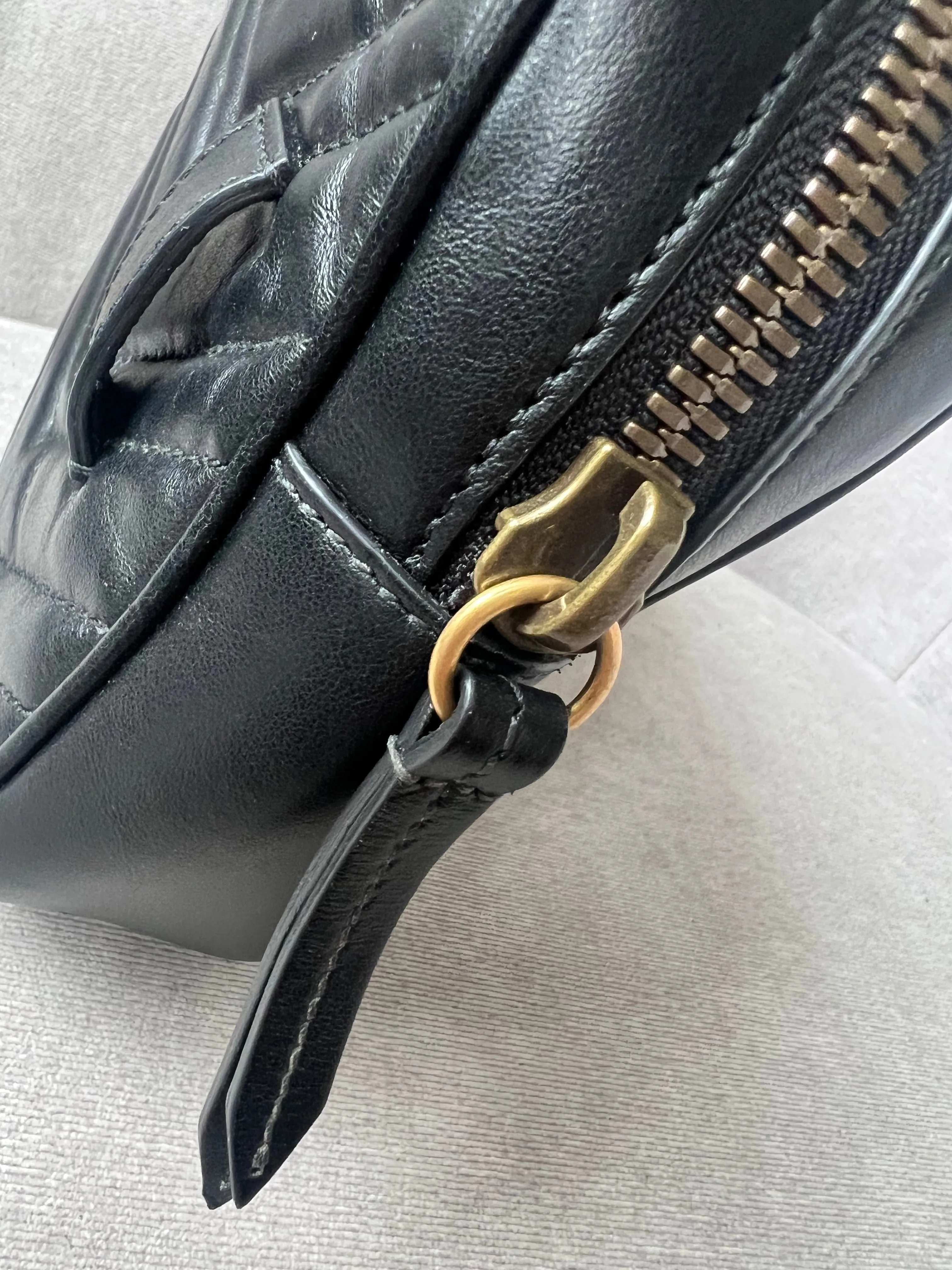 Gucci GG Black Marmont Belt Bag