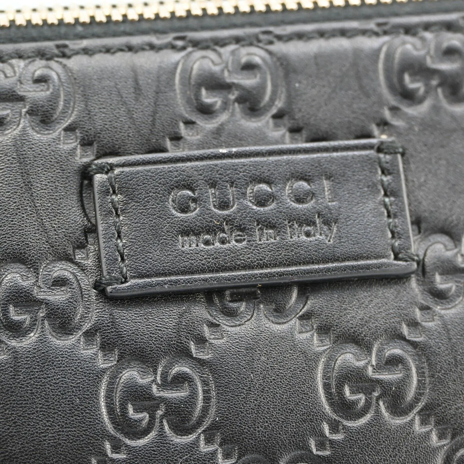 Gucci Gg Guccissima Clutch Bag Handle