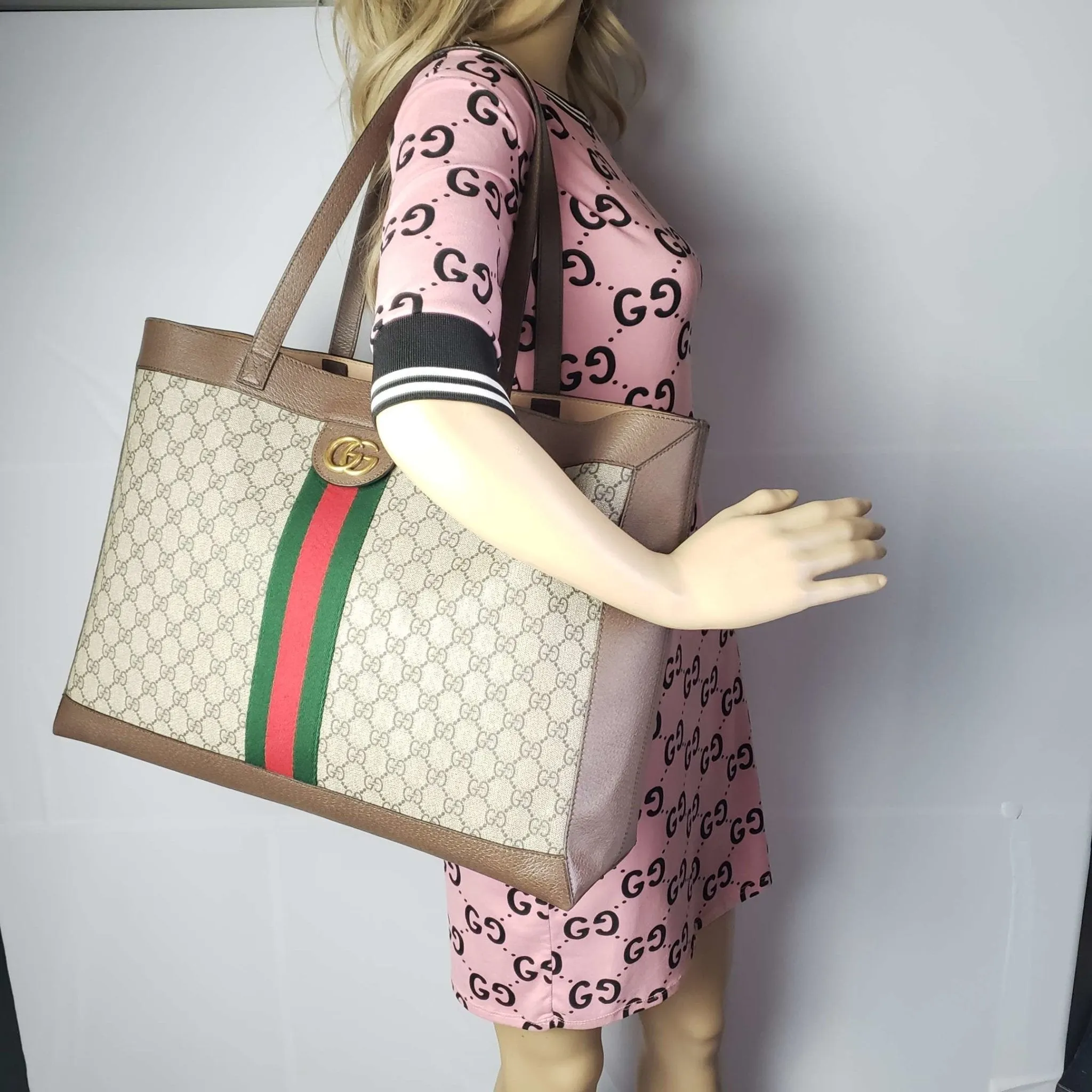 Gucci GG Ophidia Large with pouch Tote Bag