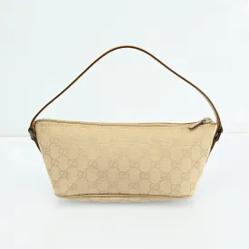 Gucci Hand Bag Pouch Gg Canvas