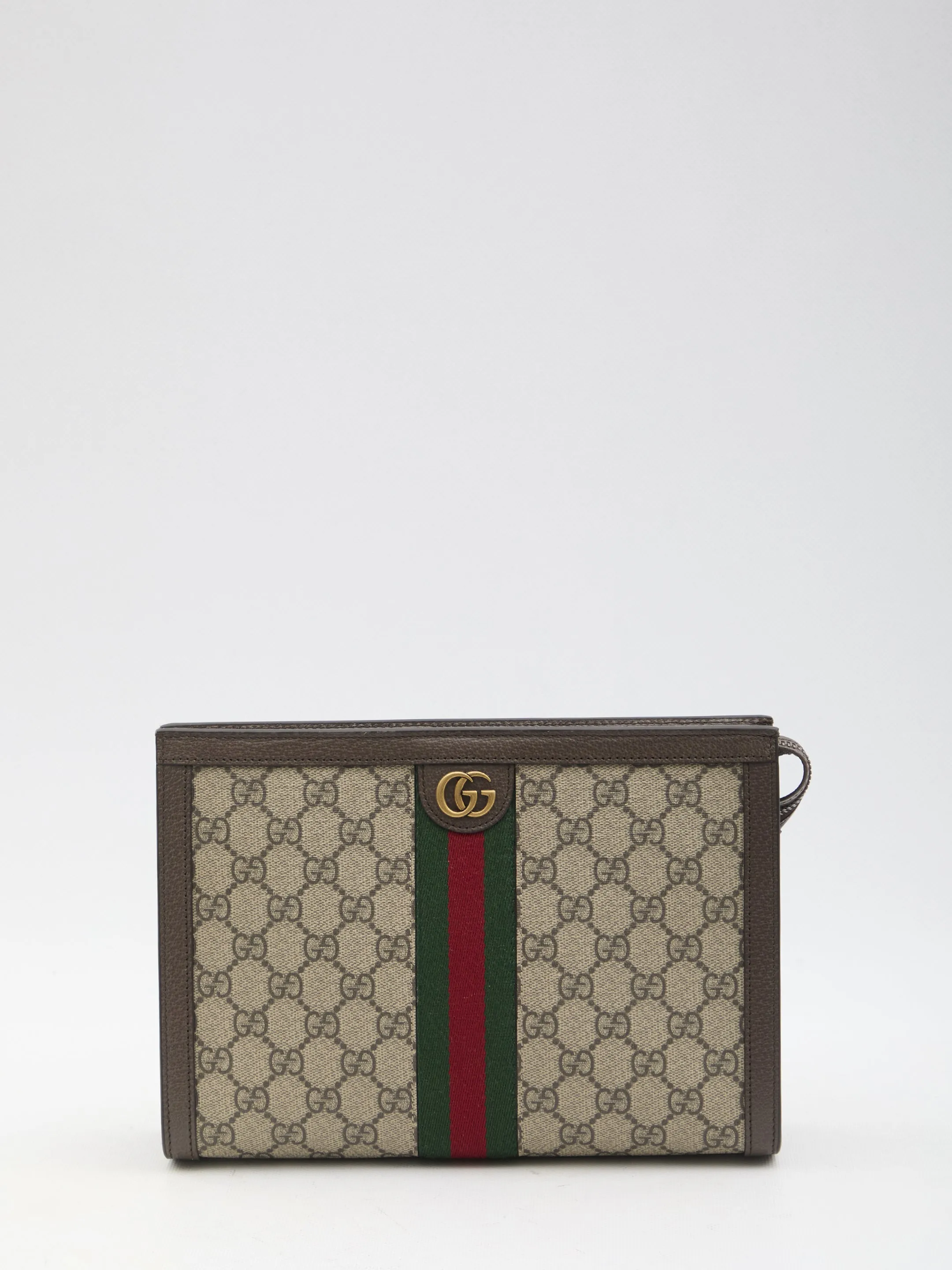 Gucci Ophidia GG Pouch In Beige