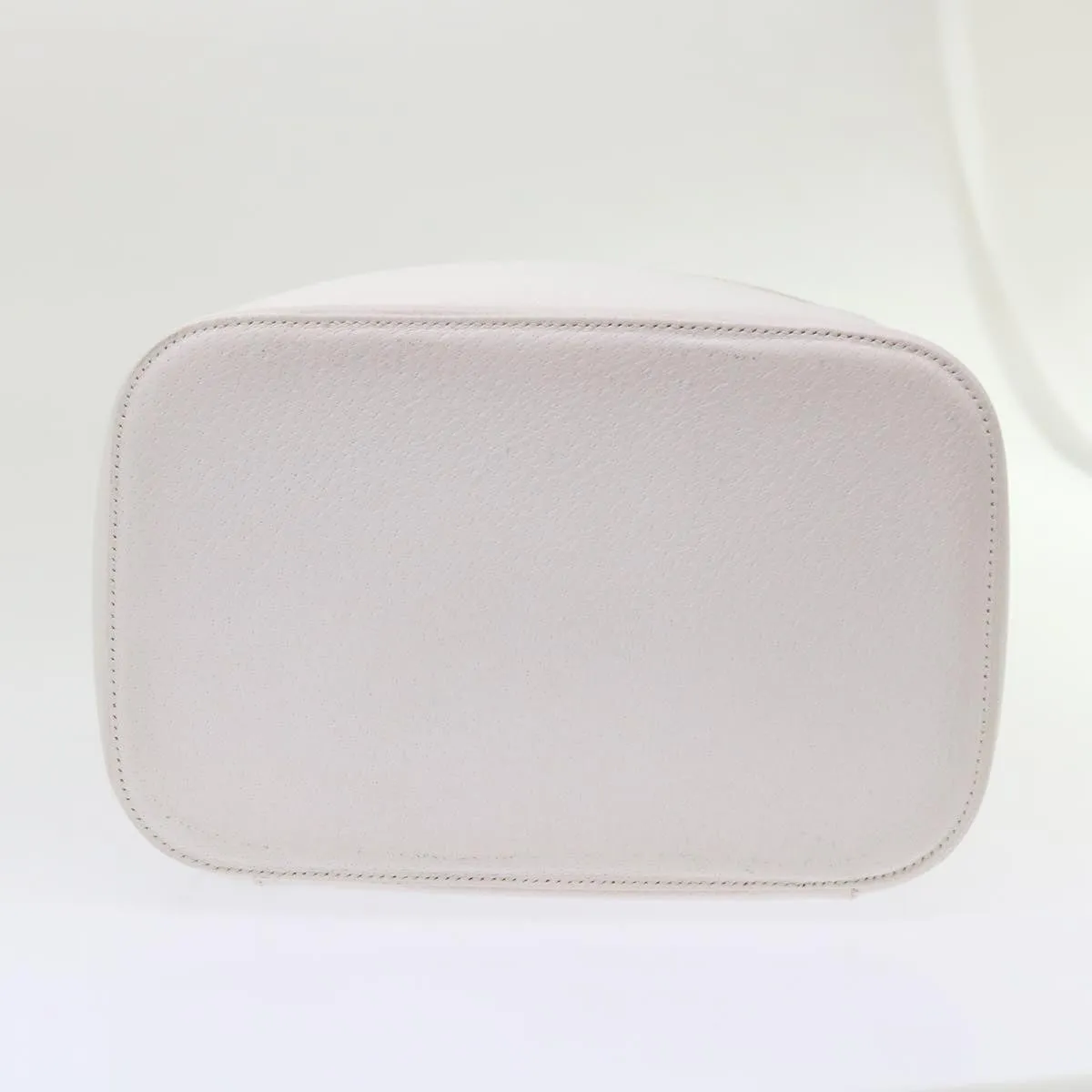 GUCCI Vanity Cosmetic Pouch Leather White 03917050710  bs6557