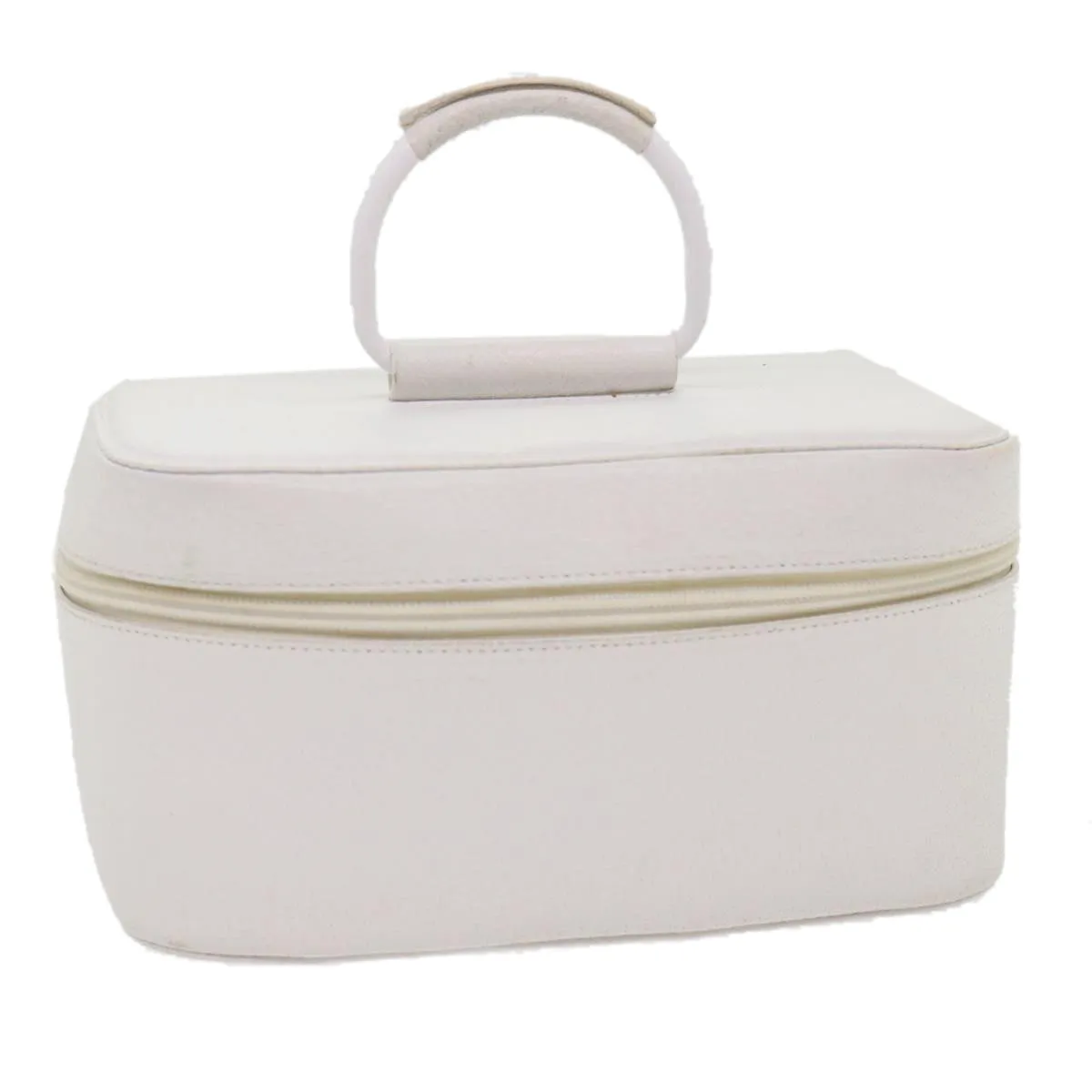 GUCCI Vanity Cosmetic Pouch Leather White 03917050710  bs6557