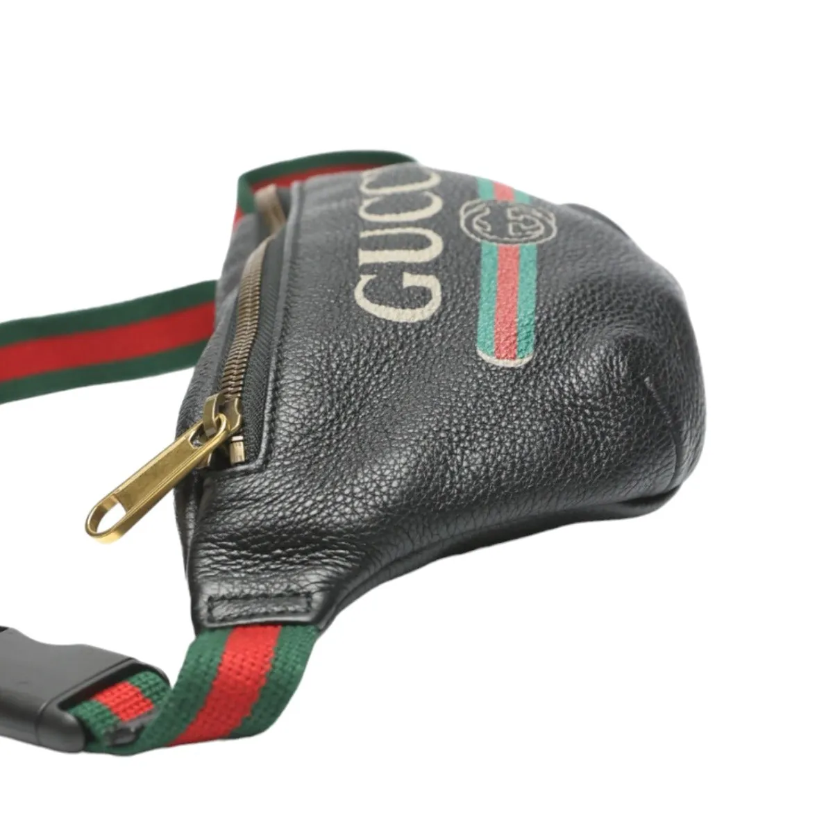 GUCCI Waist bag 527792 leather black Waist pouch unisex(Unisex) Used