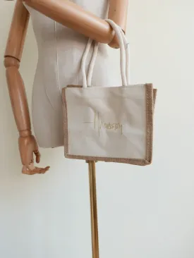 Hadasity Small Canvas Tote Bag